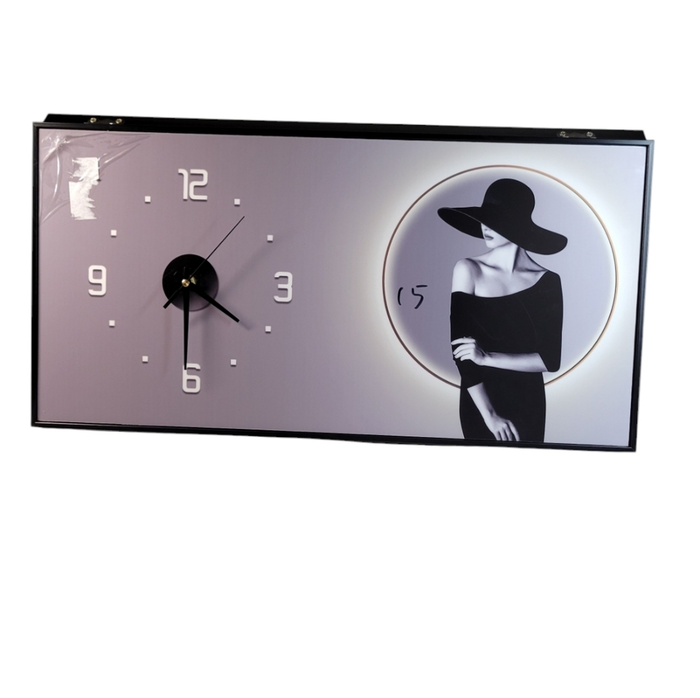 Wall MCM Retro Audrey Hepburn Style Clock